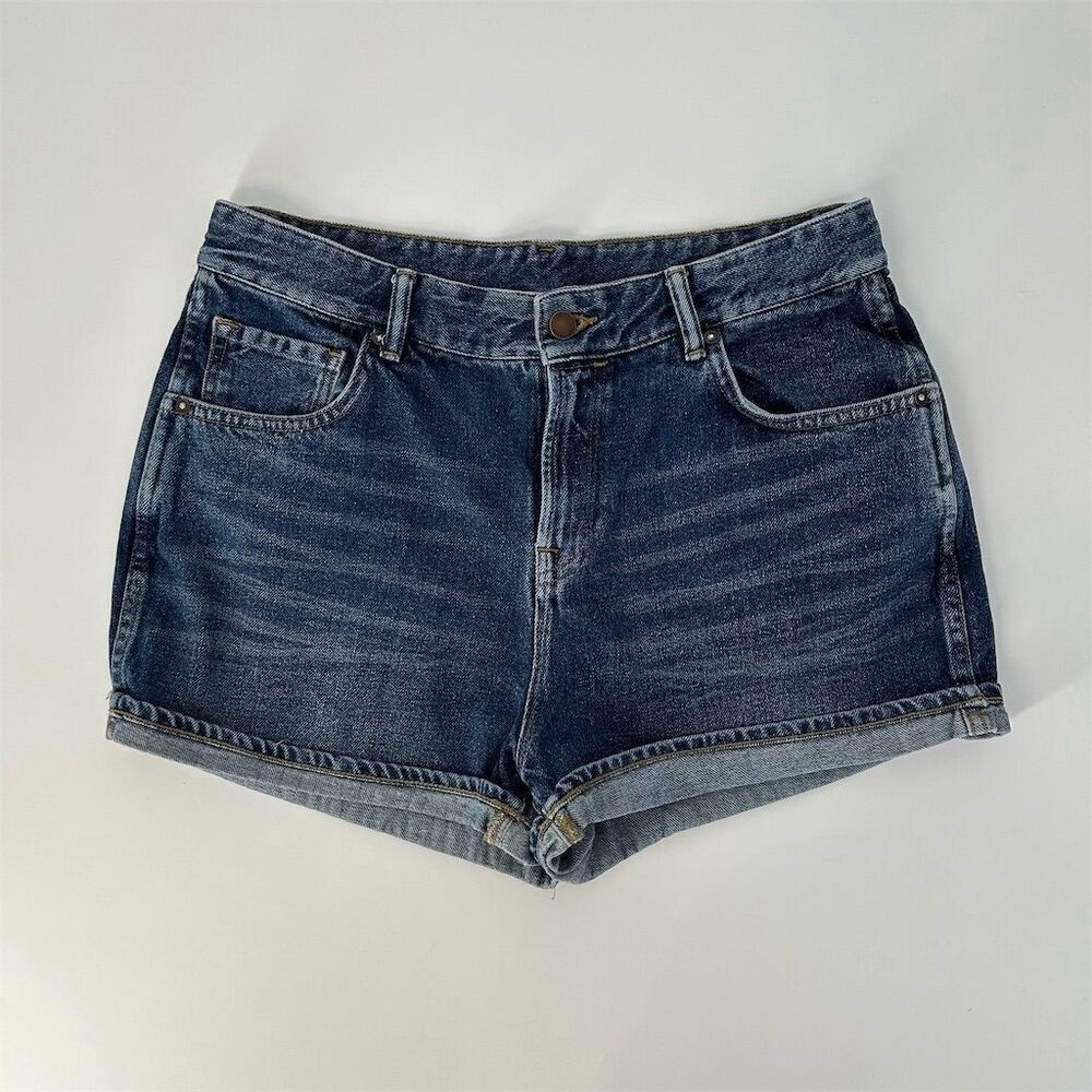 All Saints Blue Denim Shorts